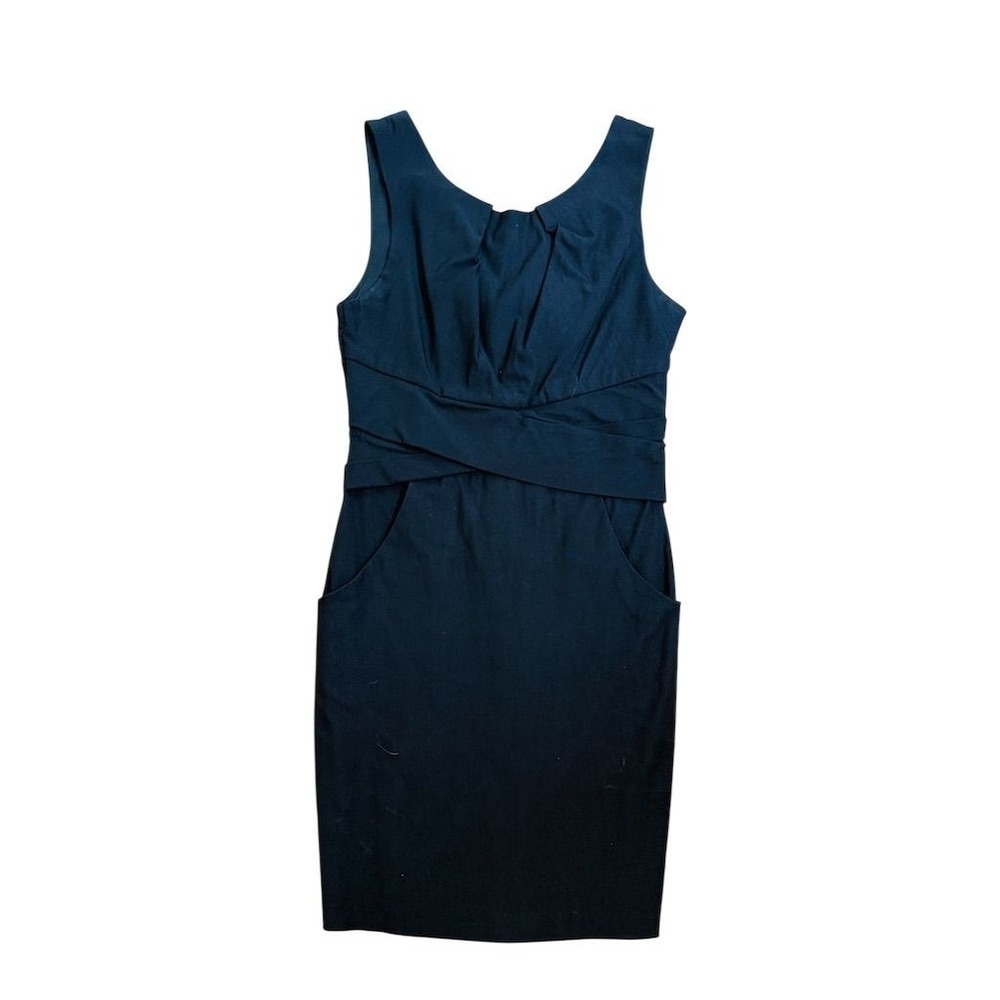 Teeze Me Women's Black Sleeveless Bodycon Dress Size 9 Party Cocktail USA midi